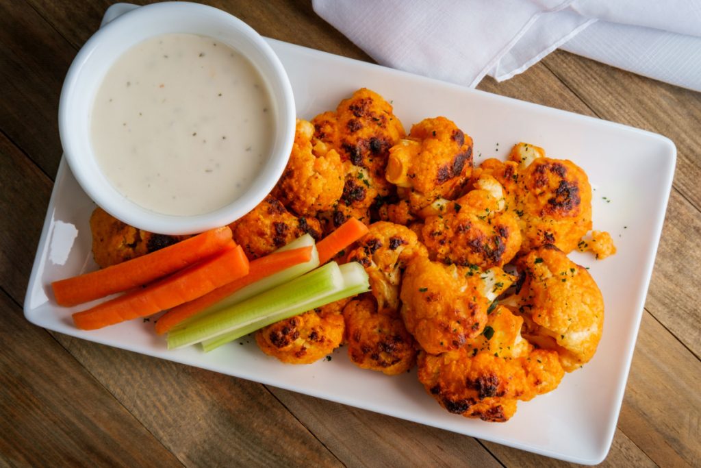 Buffalo Cauliflower “Wings”