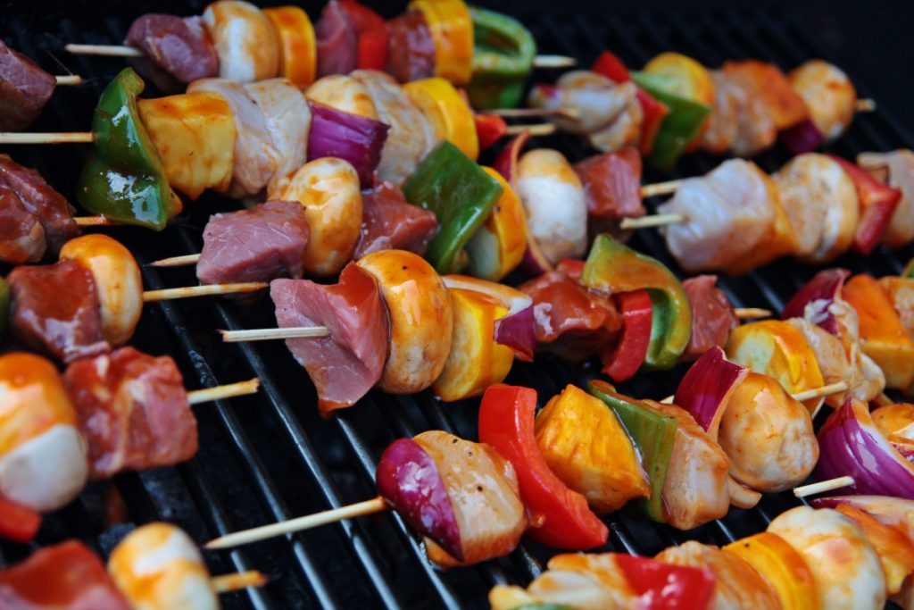 Chicken BBQ Pineapple Kabobs