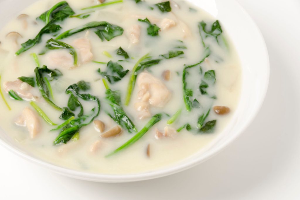 Chicken Spinach Artichoke Soup