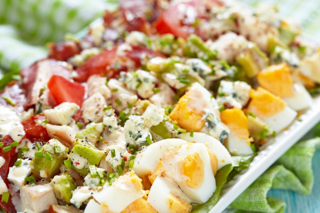 Cobb Salad Lettuce Wraps