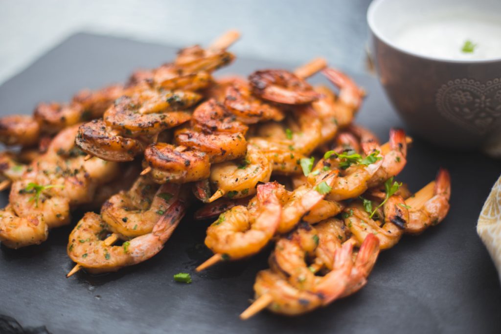 Grilled Cajun Shrimp and Sausage Skewers