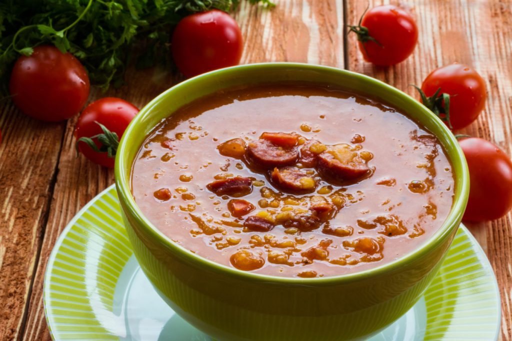 Paleo Pizza Soup