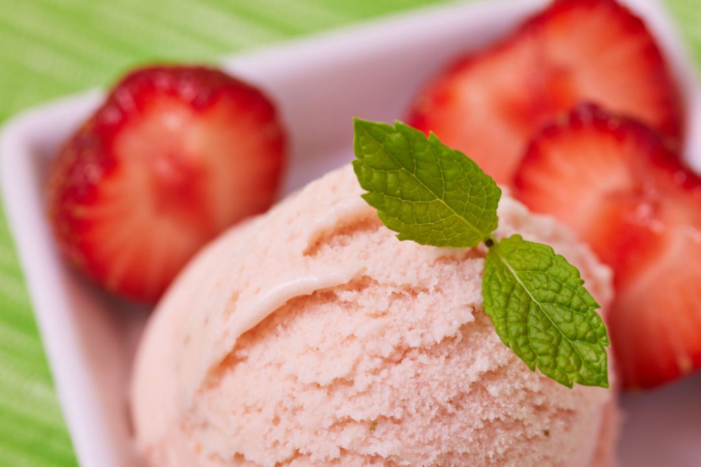 Paleo Strawberry Ice Cream
