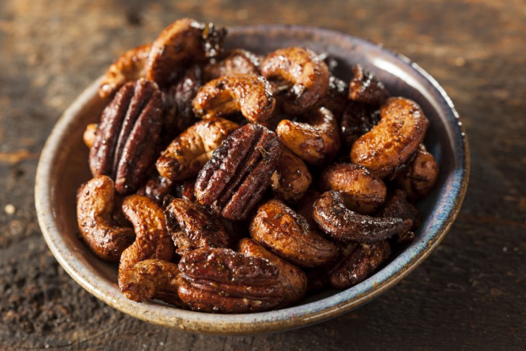 Pumpkin Spice Roasted Nuts