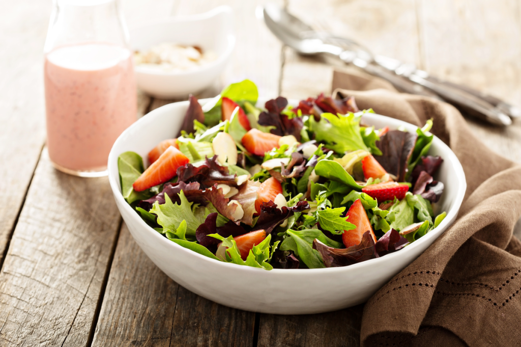 Roasted Beet, Strawberry, and Arugula Salad