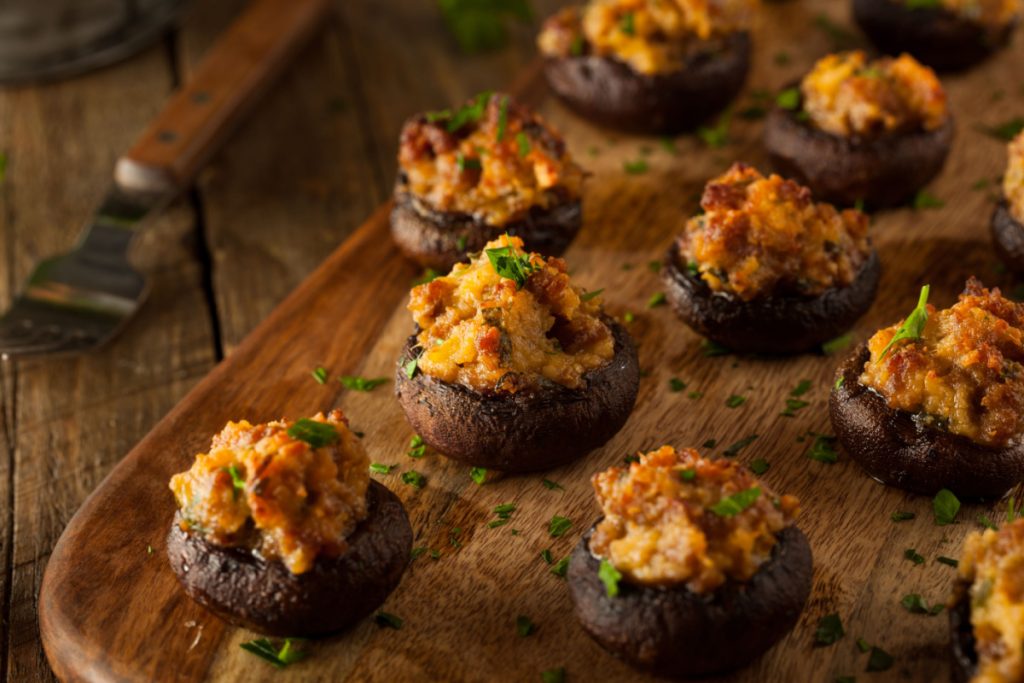 Sausage Stuffed Mushrooms