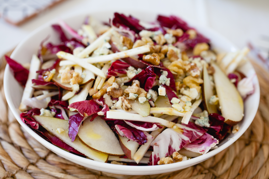 Sauteed Pears, Bacon, and Radicchio