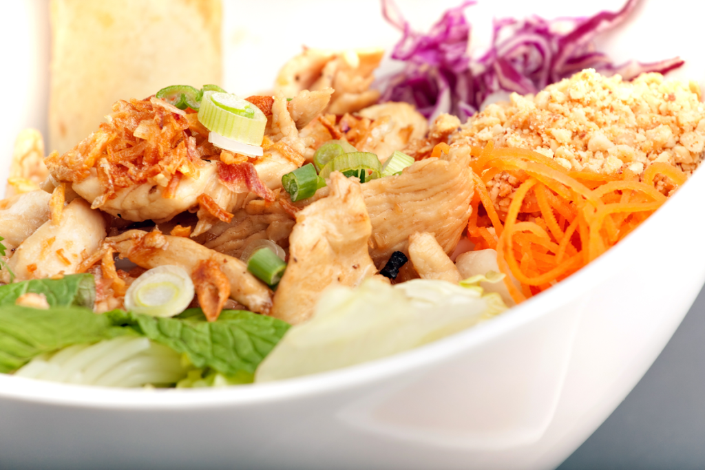 Sesame Chicken Chopped Salad