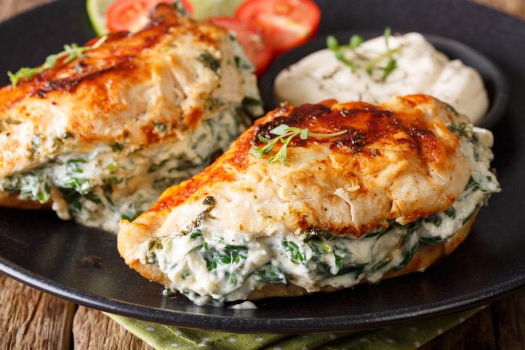 Spinach & Feta Stuffed Chicken